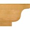 Ekena Millwork Newport Rough Sawn Rafter Tail, Western Red Cedar, 6"W x 12"H x 16"L RFT06X12X16NEW00RWR - alternate 3